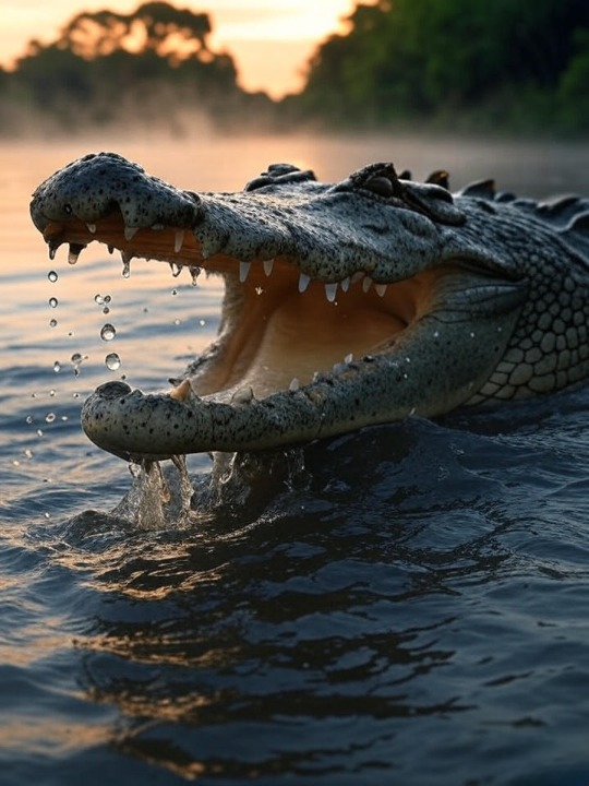 "A crocodile